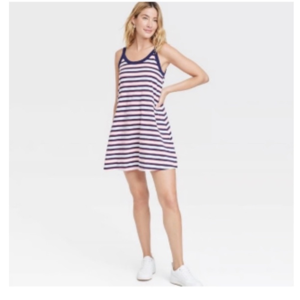 🇺🇸 NWT Red, white & blue dress XS